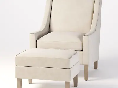 The Chrystie Chair Low-poly 3D model