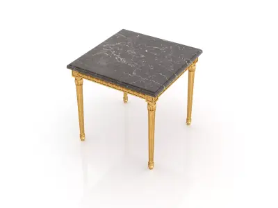 Divine square side table by Modenese 3D model
