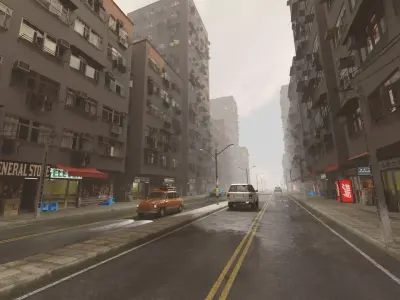 Urban Street 3D model