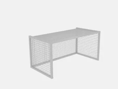 Soccer Goal Net Square  3D model