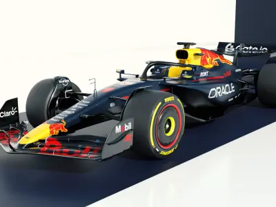 F1 RedBull RB-21 2025 Low-poly 3D model