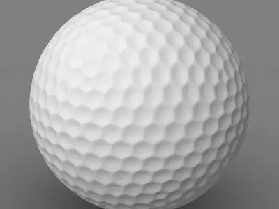 Golf ball 3D model 3D model