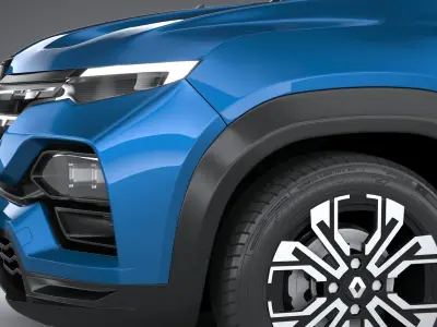 Renault Kiger 2022 3D model