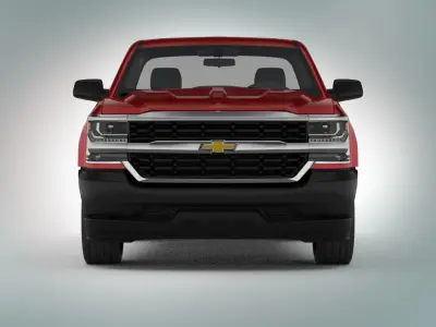 Chevrolet Silverado 1500 Low-poly 3D model