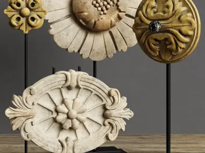 Restoration Hardware  Architectural Ornaments 3D model