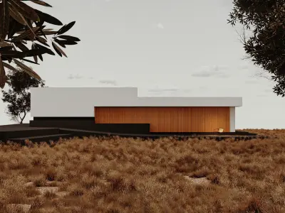 3D model of modern house 3D model