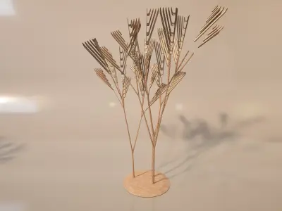 Conceptual shrub S1Cv7 Low-poly 3D model