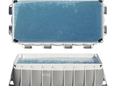 Frame pool INTEX 3D model