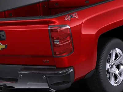 Chevrolet Silverado 2014 Regular Cab VRAY 3D model