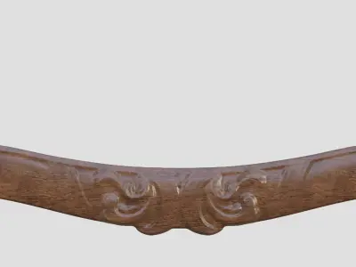 Wood Carved Frame 3D print model get