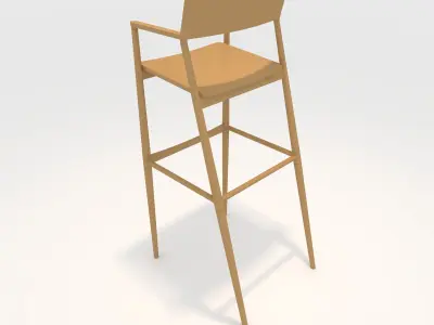Bar Stool 9 3D model
