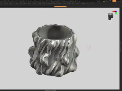 vase pot planter 3d print 843 3D print model