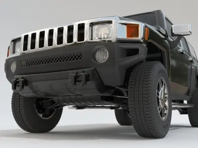 Hummer H3 3D model