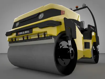 ROAD ROLLER 3D model
