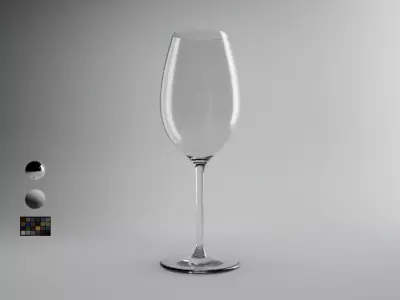 Sauvignon Blanc Wine Glass 3D model