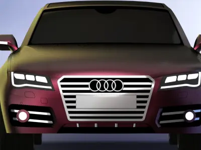 Audi RS7 2015 3D model