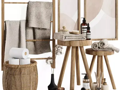 Bathroom Accessories-H51 3D model