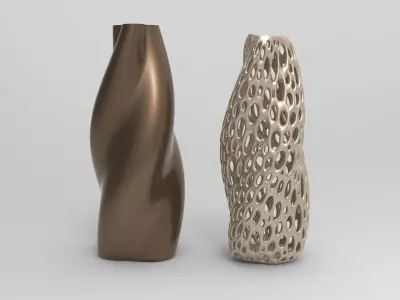 Vase Voronoi 63 3D print model