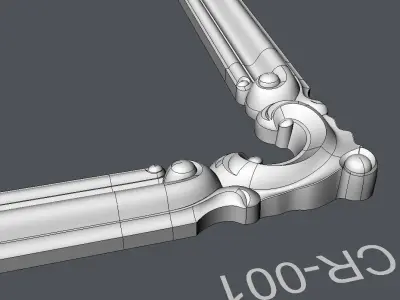 Corner Onlay CR-001 3D model