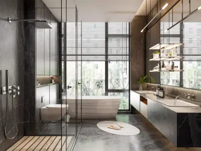 Bathroom 45 3D model