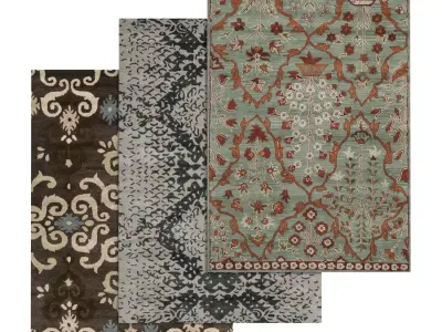 Rug Set 2130 3D model