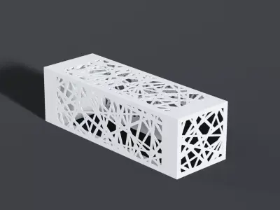 Modern ZIKZAK outdoor bench Free 3D model
