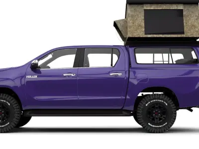 TOYOTA HILUX 2019 CARPA OPEN DESING  3D model