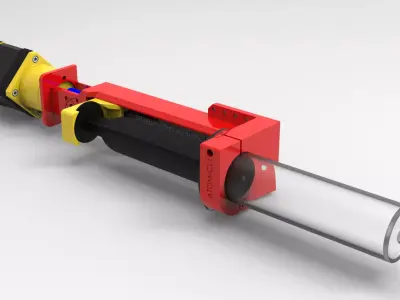 Clay and Ceramic 3D printer Extruder 3D model