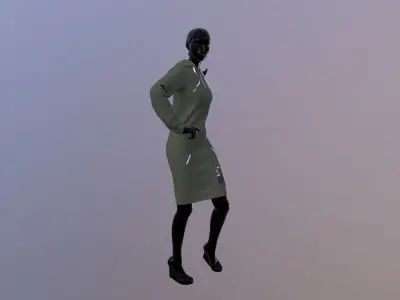 Hooded sweatshirt women Free 3D model