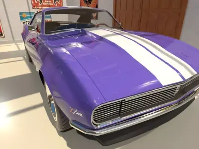 Chevrolet Camaro RS Z28 1968-69 3D model