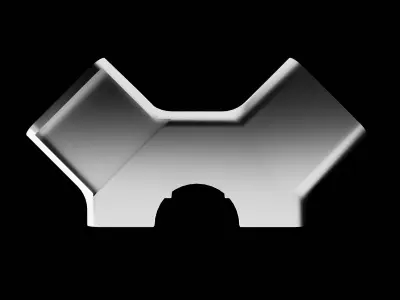 V-6 Engine Upper Body 3D print model