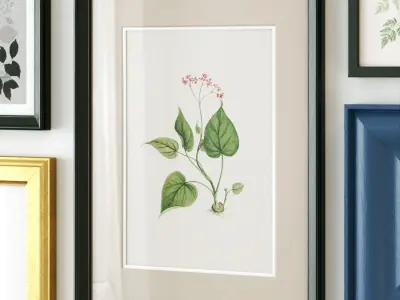 Vintage gallery wall 3D model