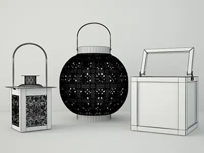 Lanterns by ZARA HOME 3D model