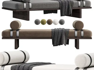 Grace Bench By Willowandalbert 3D model