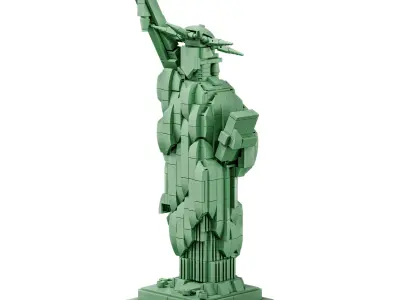 LEGO Architecture 21042 The Statue of Liberty set 3D model