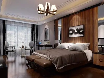 SCENE LUMION 11 5 AND ABOVE BEDROOM BY YOGA4ARCH 3D model