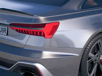 Audi RS6 Sedan 2020 3D model