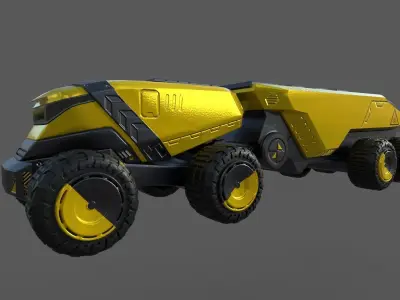 Scifi Truck 3D model