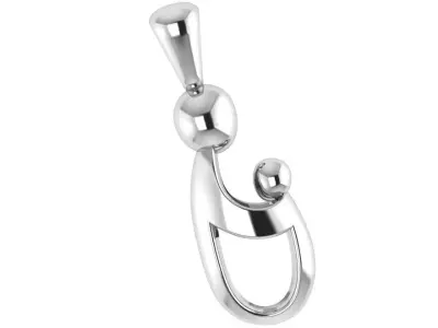 Mother Son Pendant 1001 3D print model