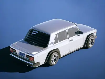 VAZ 2107 Tuned 2004 3D model