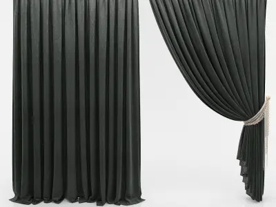 Curtains - curtain 3D model