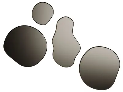 Ferme Living Pond Luxury Mirror Low-poly 3D model