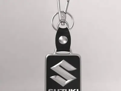 Suzuki car logo keychain  3d model  3D model