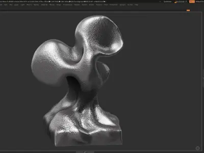 Modern Abstract Decorative sculpture 3d print model 3D print model 6