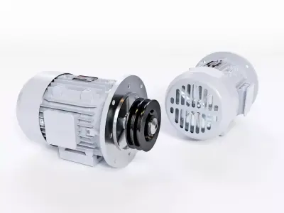 electric motor 3D model