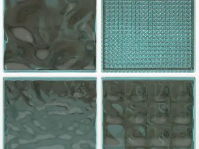 Glass blocks 1 3D model