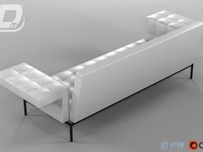 Boss sofa 3D model