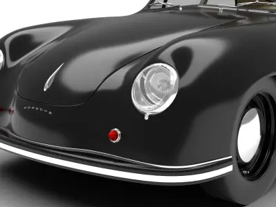 Porsche 356 1300 1952 3d model 3D model