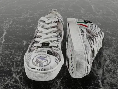 VIALLI DAILYNEWS 3D SHOES SNEAKERS 3D model