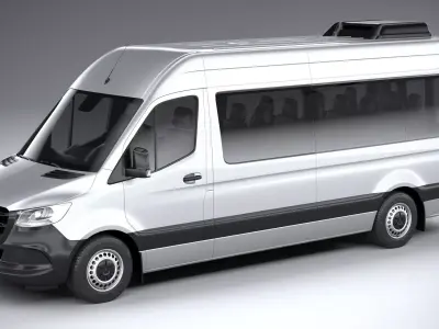 Mercedes Sprinter passenger L3H2 2019 3D model